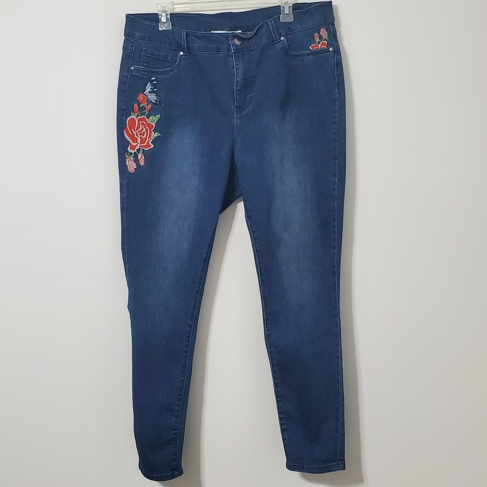 Workshop Republic Embroidered Jeans Womens 20W